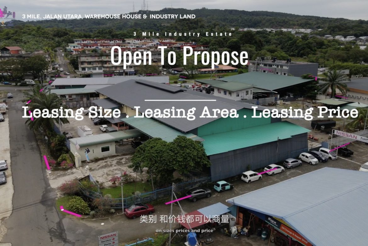 #Sandakan 𝟑 𝒎𝒊𝒍𝒆 𝑰𝒏𝒅𝒖𝒔𝒕𝒓𝒚 𝑾𝒂𝒓𝒆𝒉𝒐𝒖𝒔𝒆 𝒂𝒏𝒅 𝑳𝒂𝒏𝒅 𝑭𝑶𝑹 𝑹𝑬𝑵𝑻