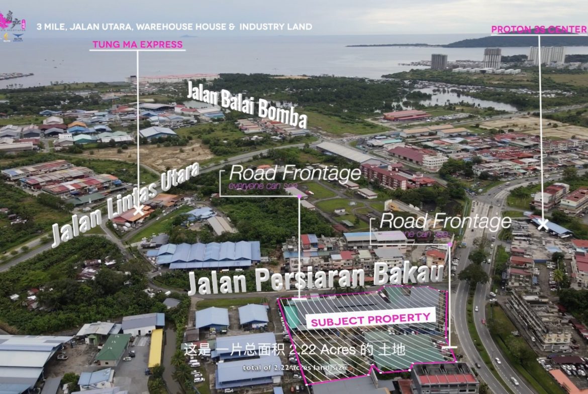 #Sandakan 𝟑 𝒎𝒊𝒍𝒆 𝑰𝒏𝒅𝒖𝒔𝒕𝒓𝒚 𝑾𝒂𝒓𝒆𝒉𝒐𝒖𝒔𝒆 𝒂𝒏𝒅 𝑳𝒂𝒏𝒅 𝑭𝑶𝑹 𝑹𝑬𝑵𝑻