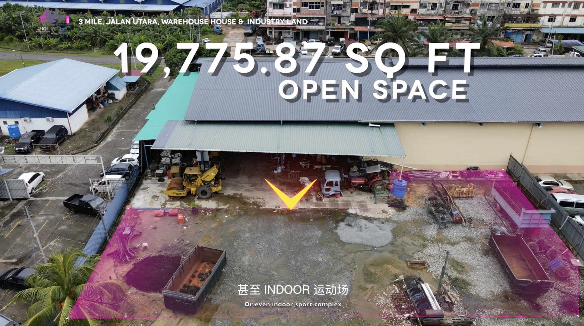 #Sandakan 𝟑 𝒎𝒊𝒍𝒆 𝑰𝒏𝒅𝒖𝒔𝒕𝒓𝒚 𝑾𝒂𝒓𝒆𝒉𝒐𝒖𝒔𝒆 𝒂𝒏𝒅 𝑳𝒂𝒏𝒅 𝑭𝑶𝑹 𝑹𝑬𝑵𝑻