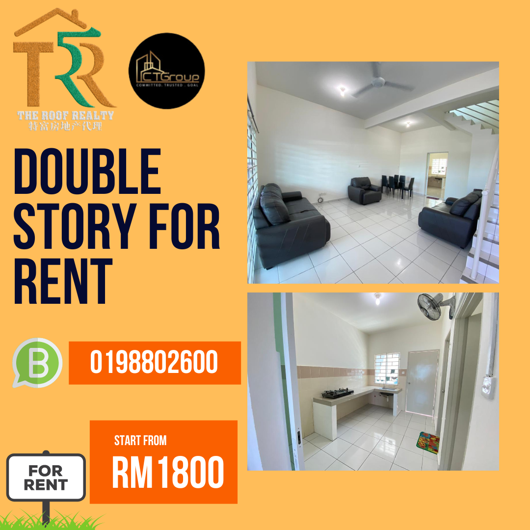 TAMAN JUARA MENGGATAL DOUBLE STORY TERRACE