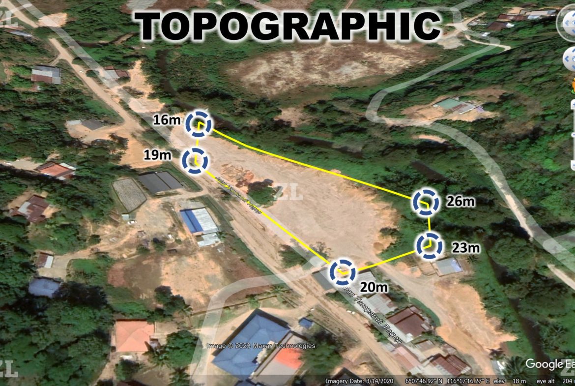 1.53 acre Tamparuli Land – Flat Land suitable for Development, Workshop & Warehouse