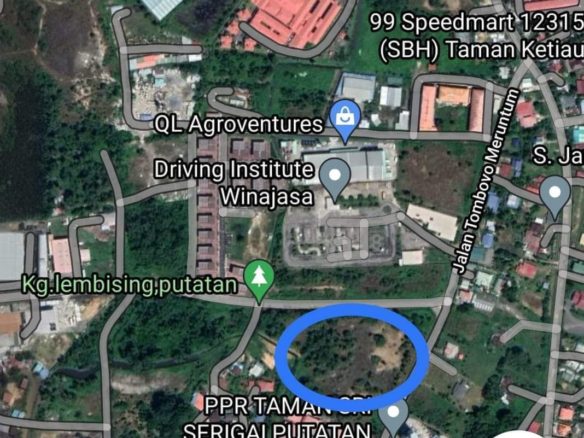 Land For Sale Rm14,000,000.00 @ Putatan,Kota Kinabalu City, Sabah, East Malaysia.
