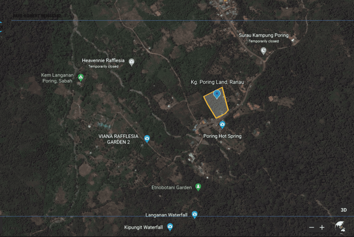 Sale | 3.66 Acres Poring, Ranau Land