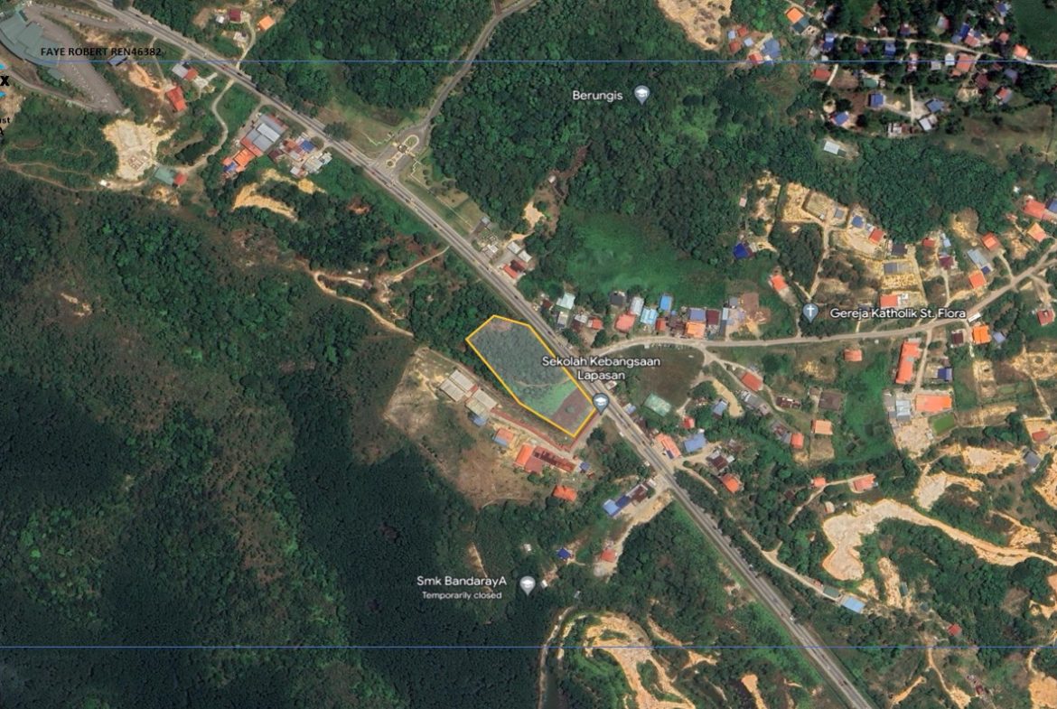 Rent | 1.972 Acres Tuaran Road Side Land