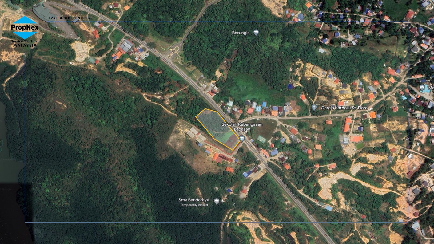 Rent | 1.972 Acres Tuaran Road Side Land