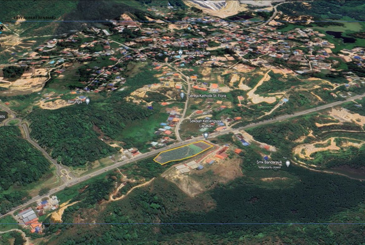 Rent | 1.972 Acres Tuaran Road Side Land