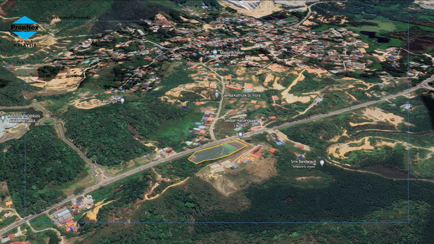 Rent | 1.972 Acres Tuaran Road Side Land