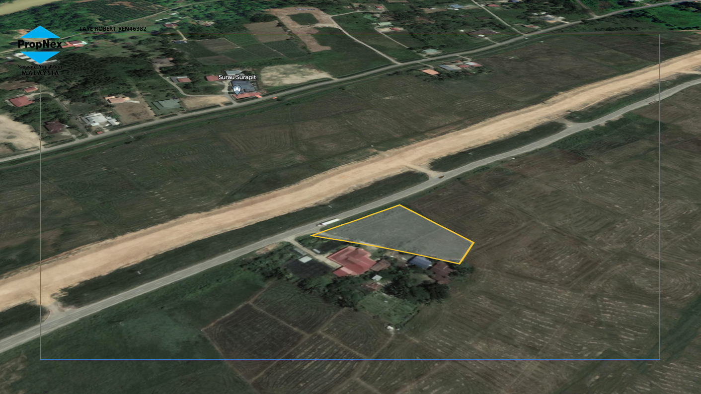 Rent | 0.78Ac Papar Roadside Empty Land