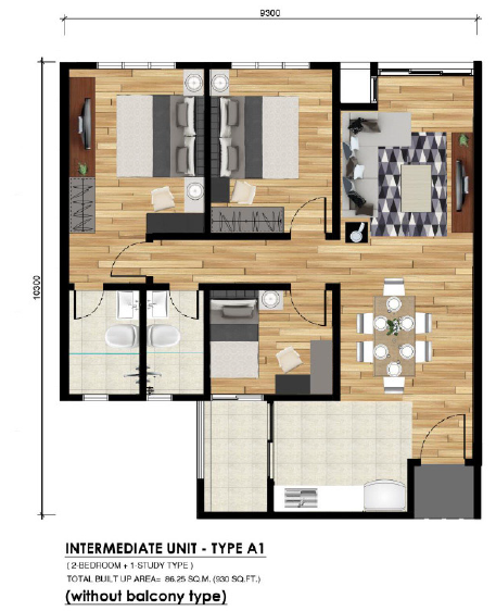 Sale | SkyMillion Residence @ Nosoob
