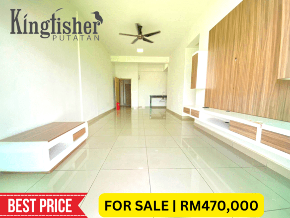 Kingfisher Putatan Condo Block A For Sale