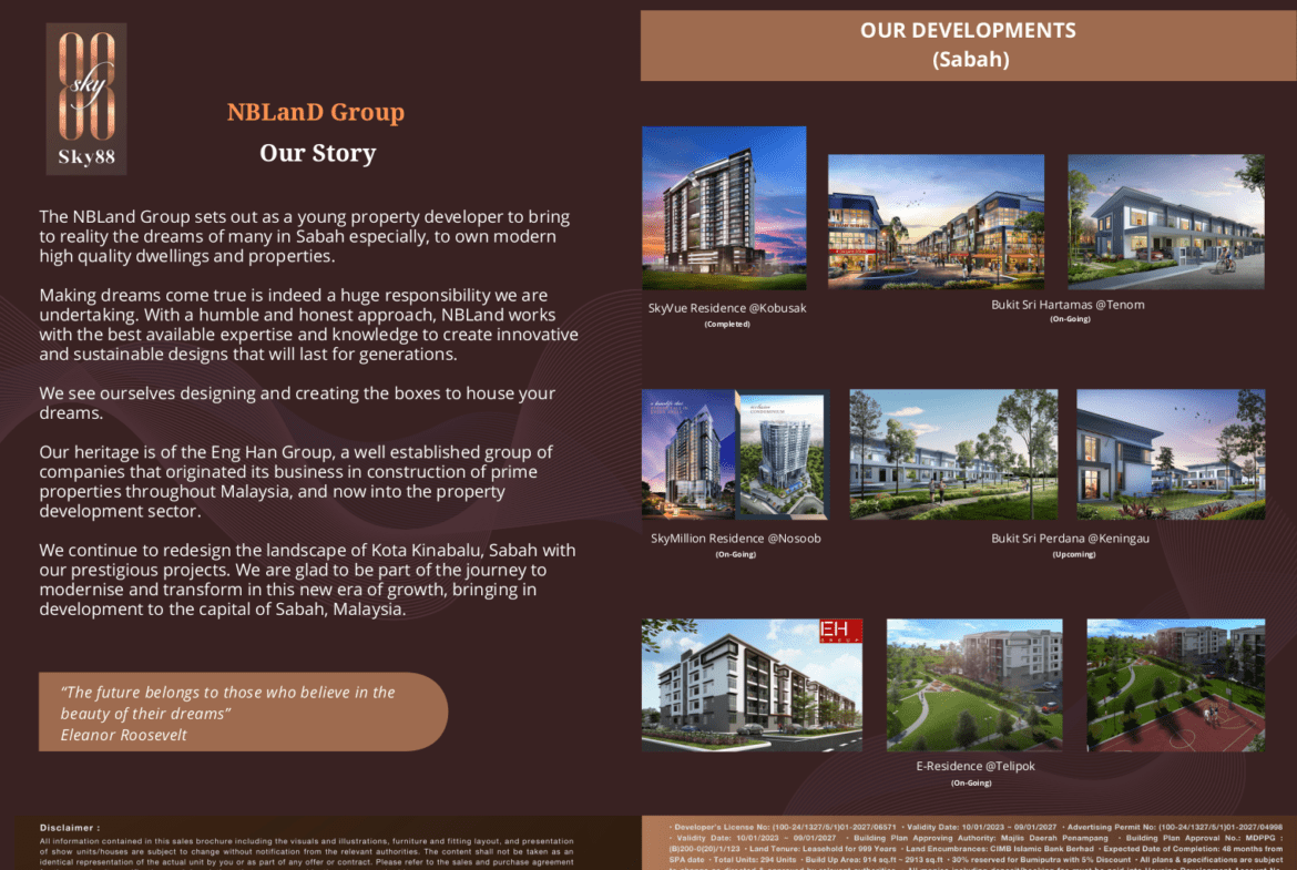 Sky88 Residences – New Condominium at Bundusan (est. completion 2026)