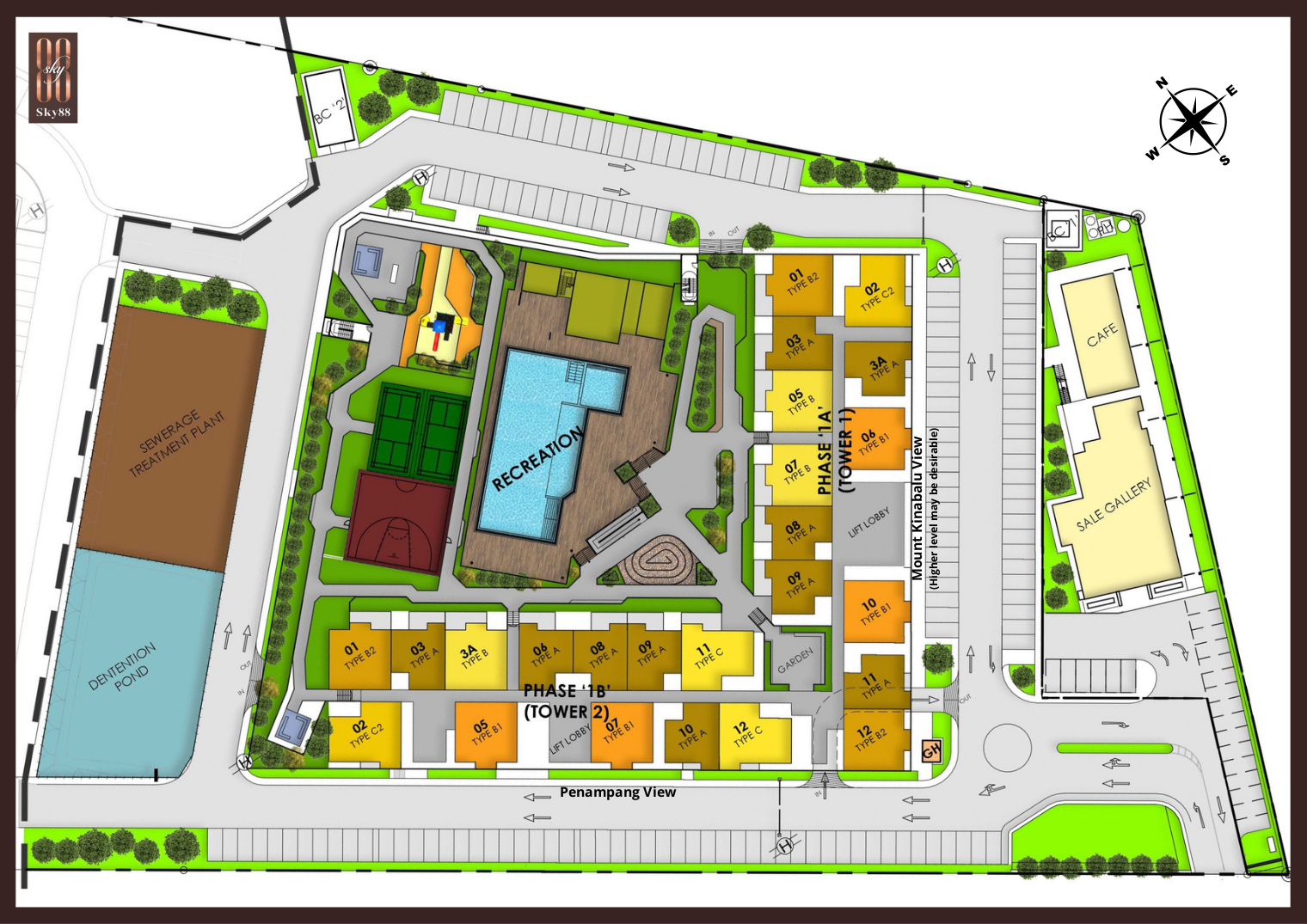 Sky88 Residences – New Condominium at Bundusan (est. completion 2026)