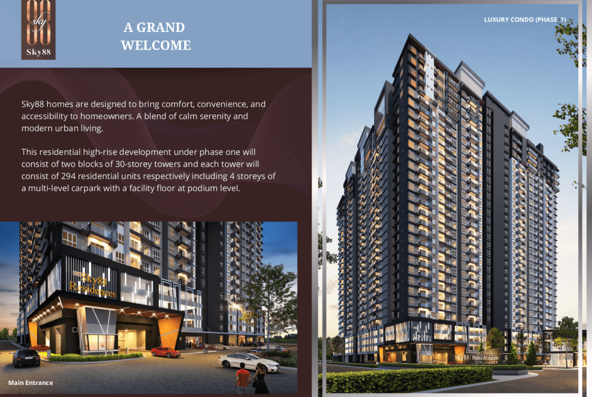 Sky88 Residences – New Condominium at Bundusan (est. completion 2026)