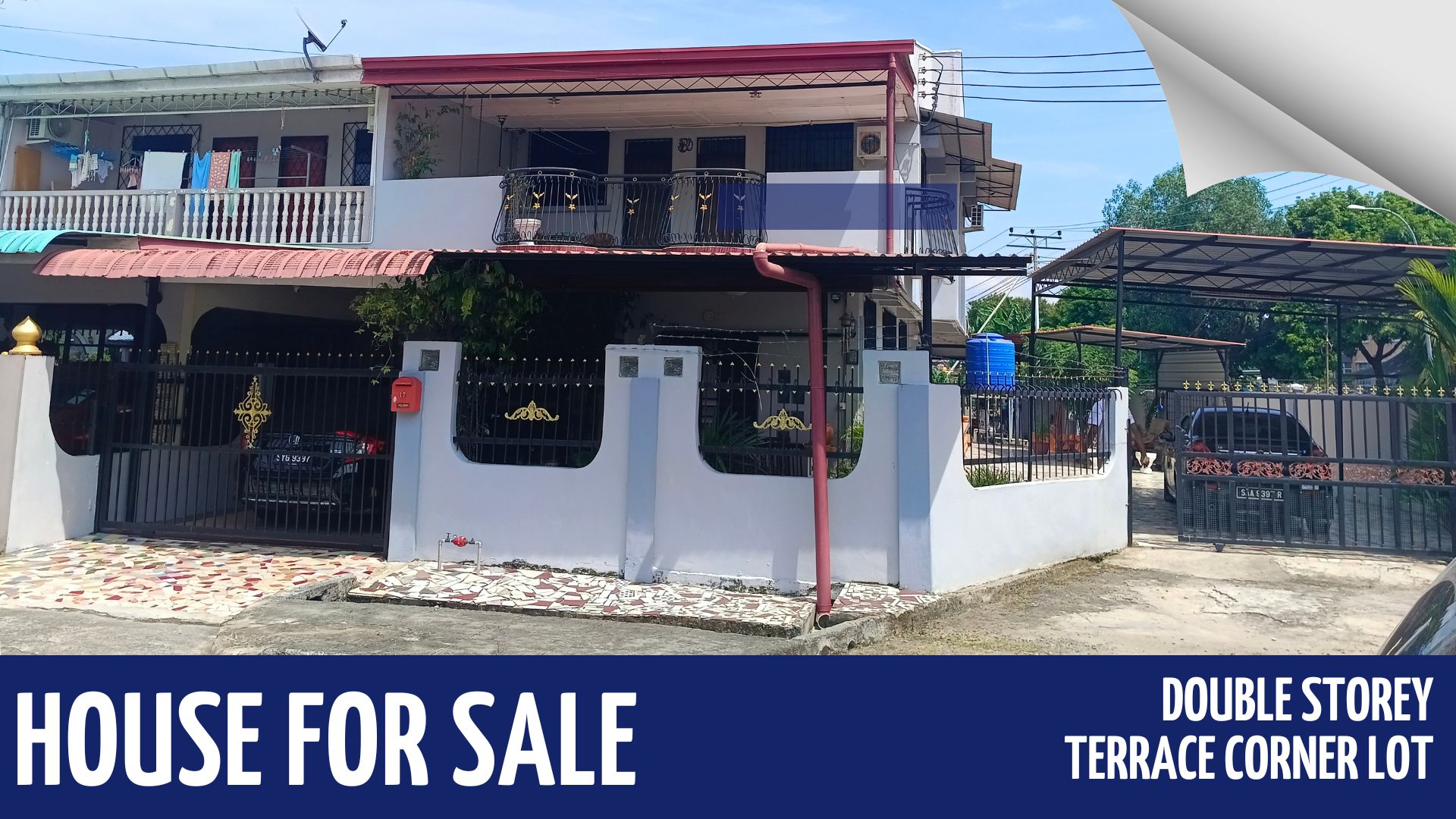 Double Storey Corner Lot, Terrace House, Putatan. Prime Location!!!!