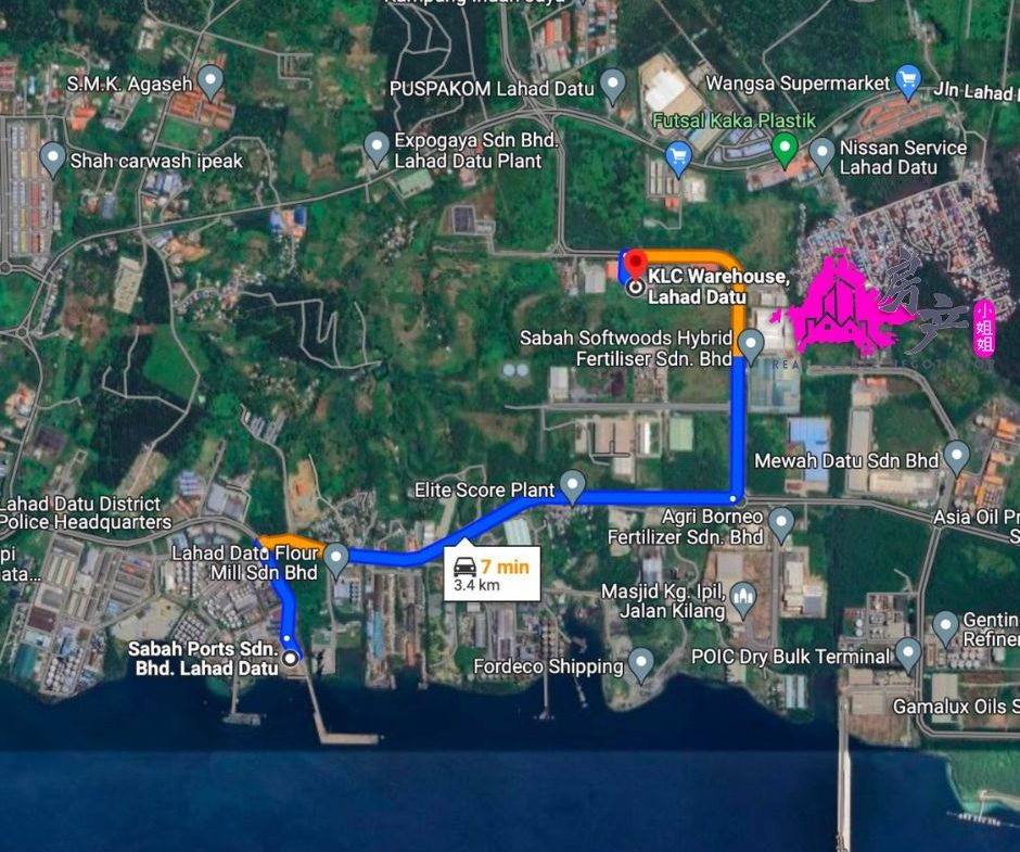 Lahad Datu | Semi Detached | Industrial Warehouse