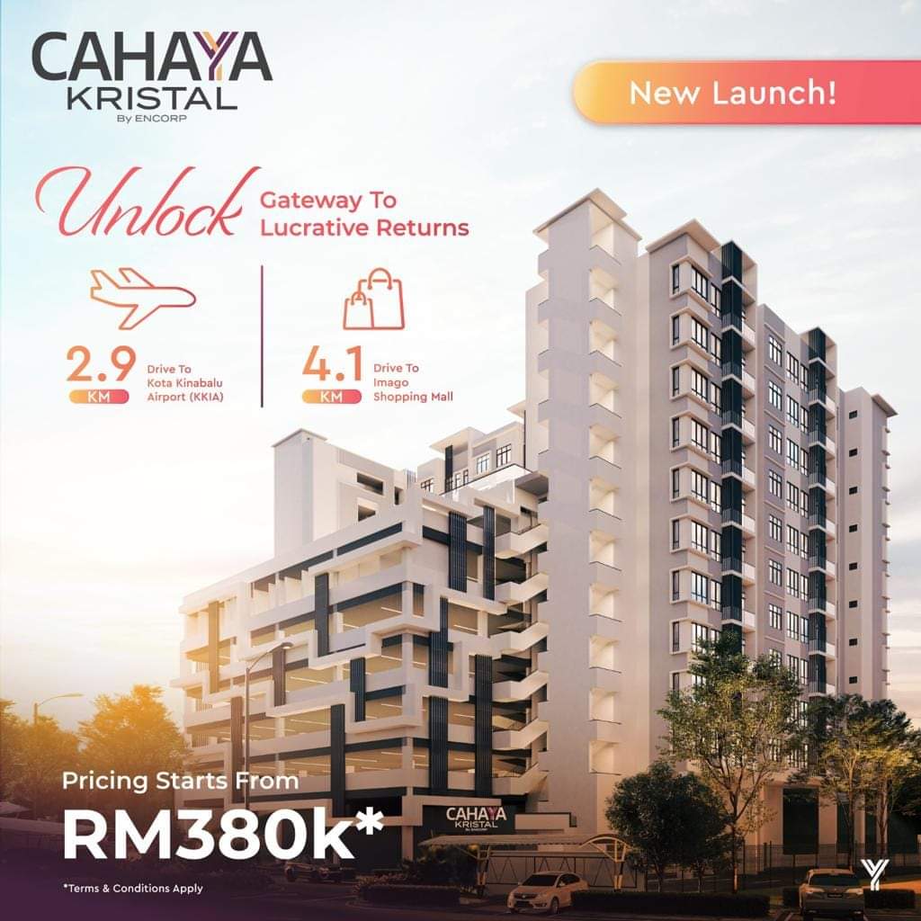 Cahaya Kristal Cond Kepayan Utk dijual ( New Condominium)