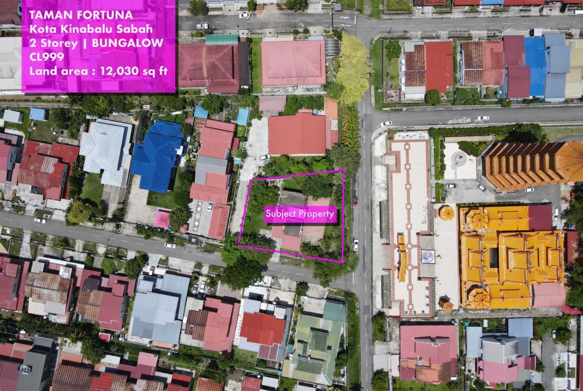 CL999 12030 sq ft Taman Fortuna Bungalow Luyang Kota Kinabalu