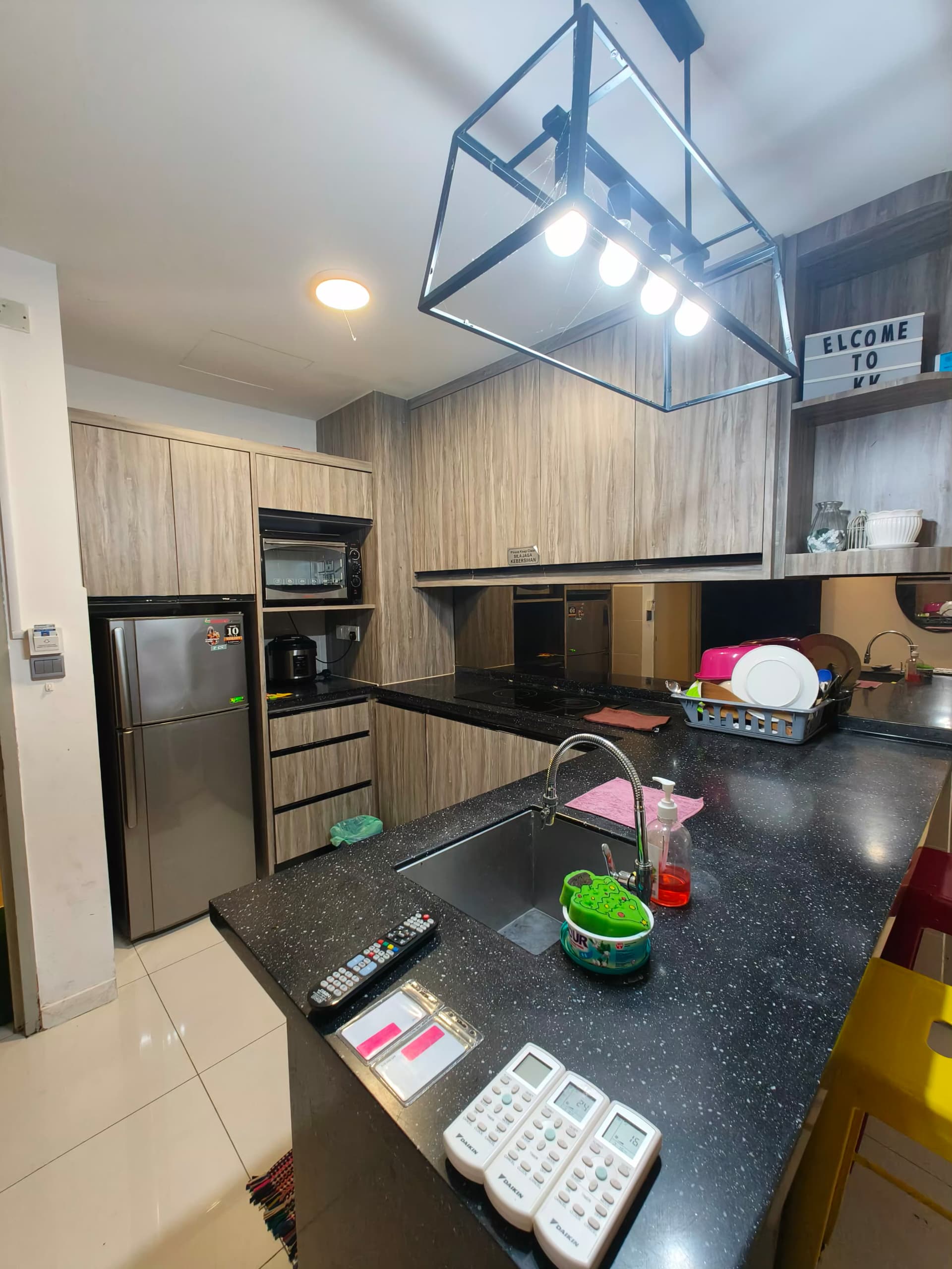 KK City Sutera Avenue Condo Block B Level 11 For Rent