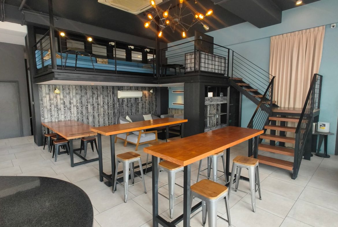 Tanjung Aru KKIA Aeropod Hostel And Cafe 3 Storey Shop Lot For Rent