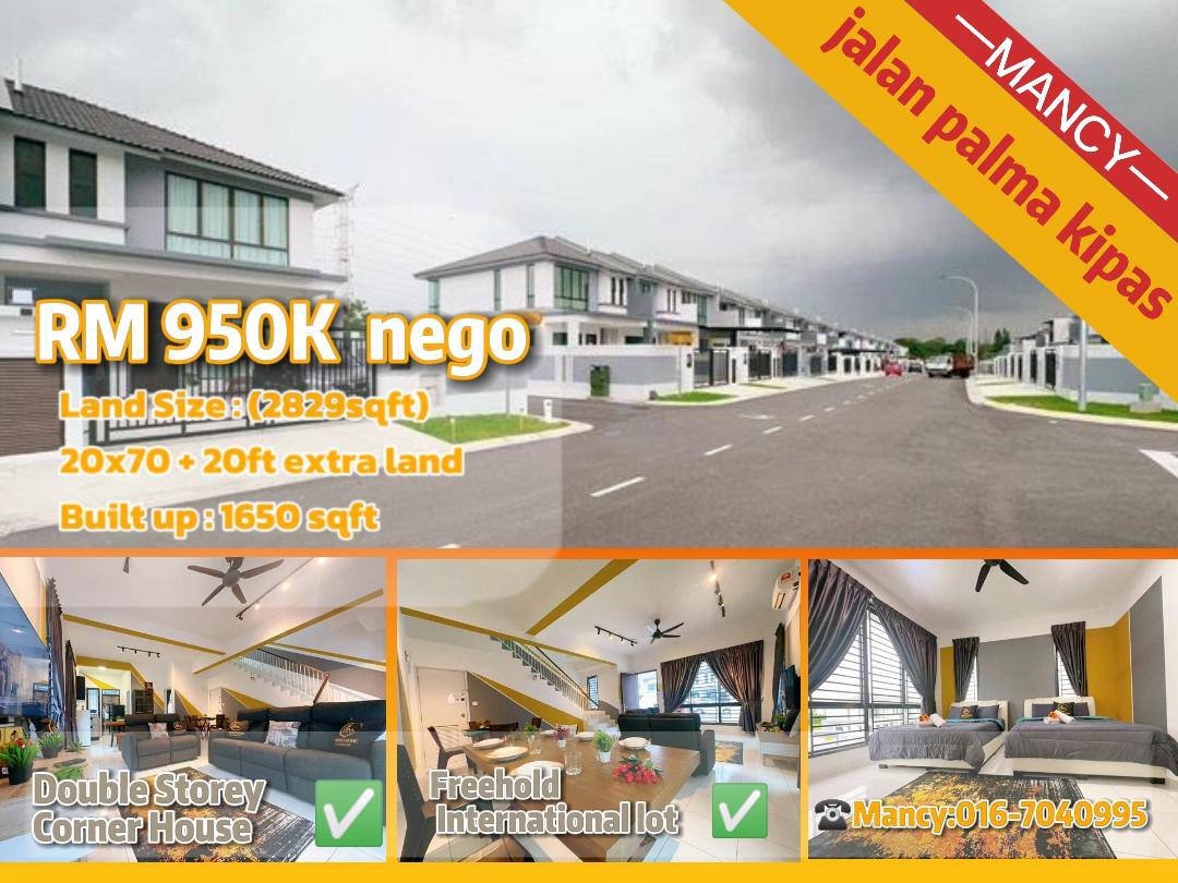 Nasa City 2Storey Corner House with Nice Decoration