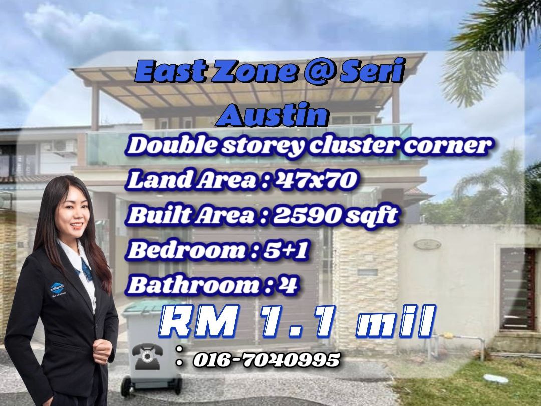 Seri Austin 2Storey Cluster Corner with Fully Renovated