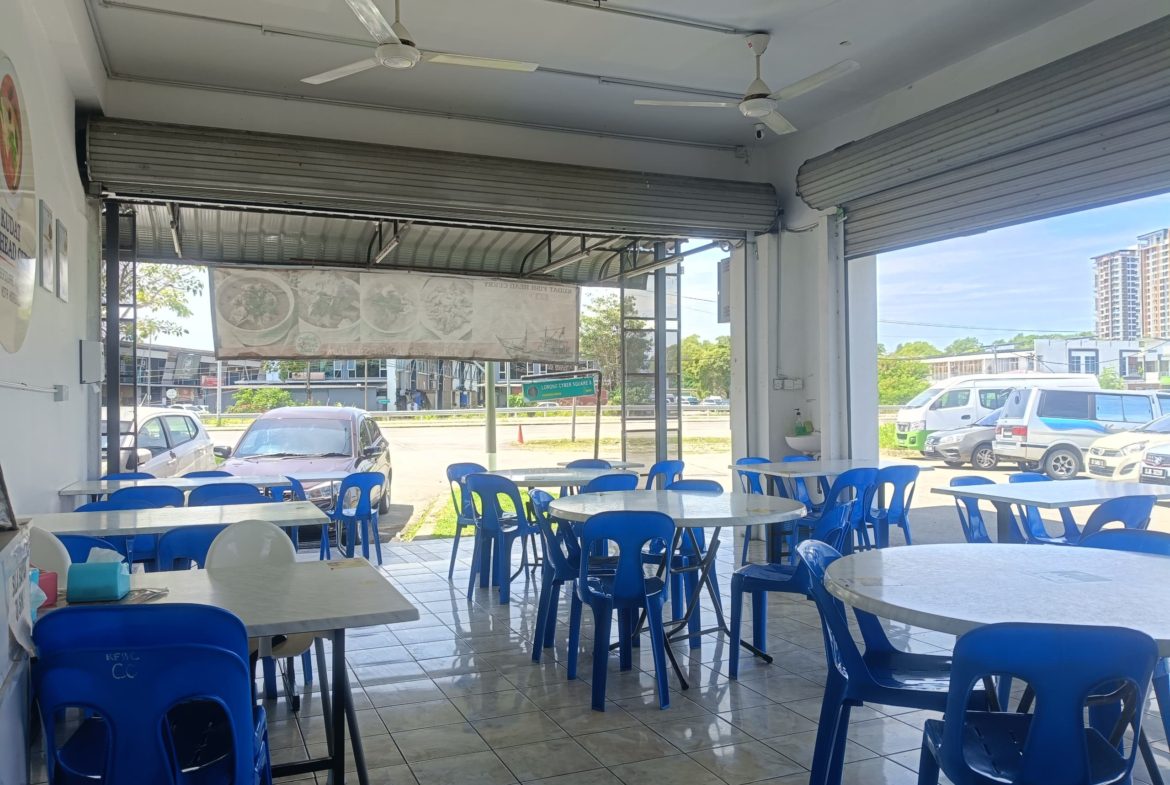 Ground floor Corner unit Cyber Square Kepayan For Rent