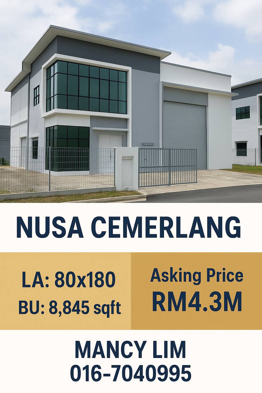 Nusa Cemerlang Medium Indusrial Factory For Sale