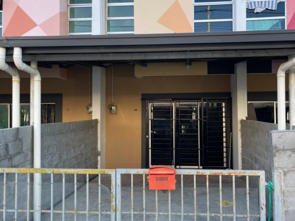 Double Storey Terrace House at Taman Sabandar 3, Tuaran For Rent