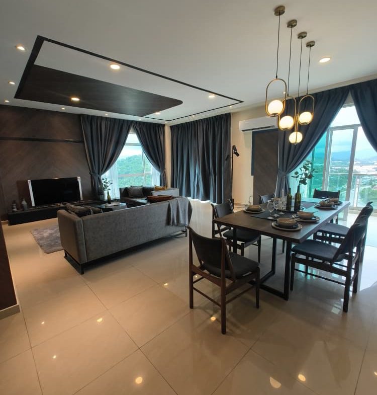 Bundusan Tropicana Landmark Condominium Penthouse Fully furnished with 3 Car Park For Sale