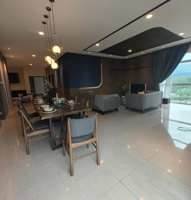Bundusan Tropicana Landmark Condominium Penthouse Fully furnished with 3 Car Park For Sale