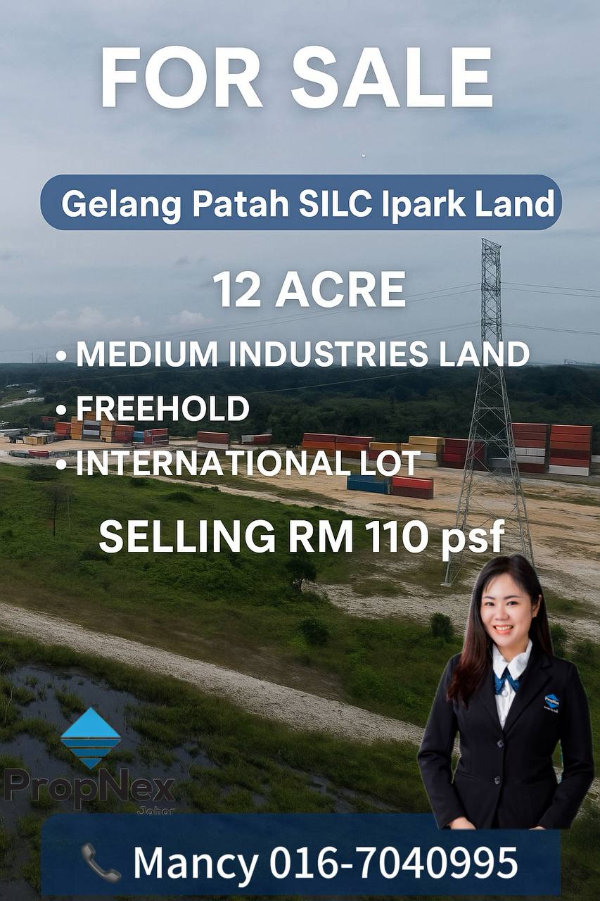 Tanjung Pelepas Medium Industrial Land For Sale
