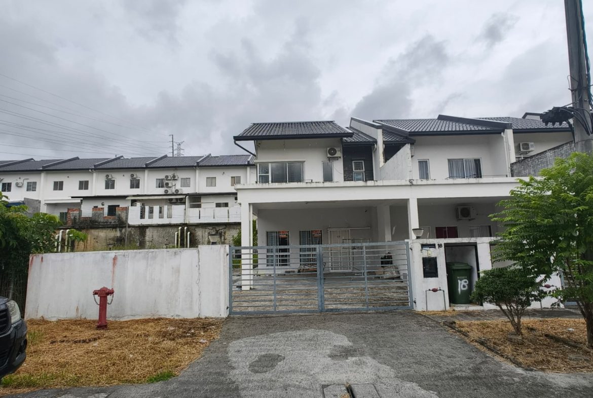 Taman Bukit Damaisari, Menggatal Double Storey Terrace House for Sale