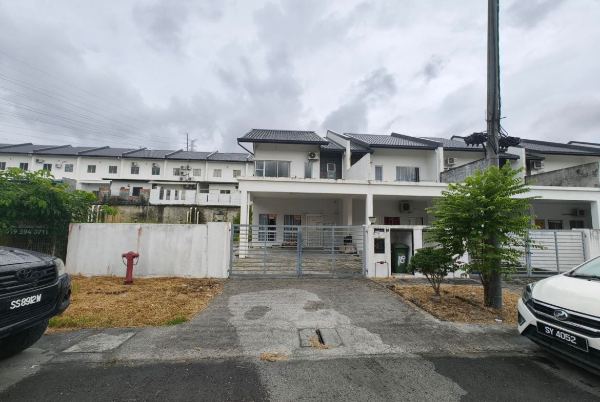 Taman Bukit Damaisari, Menggatal Double Storey Terrace House for Sale