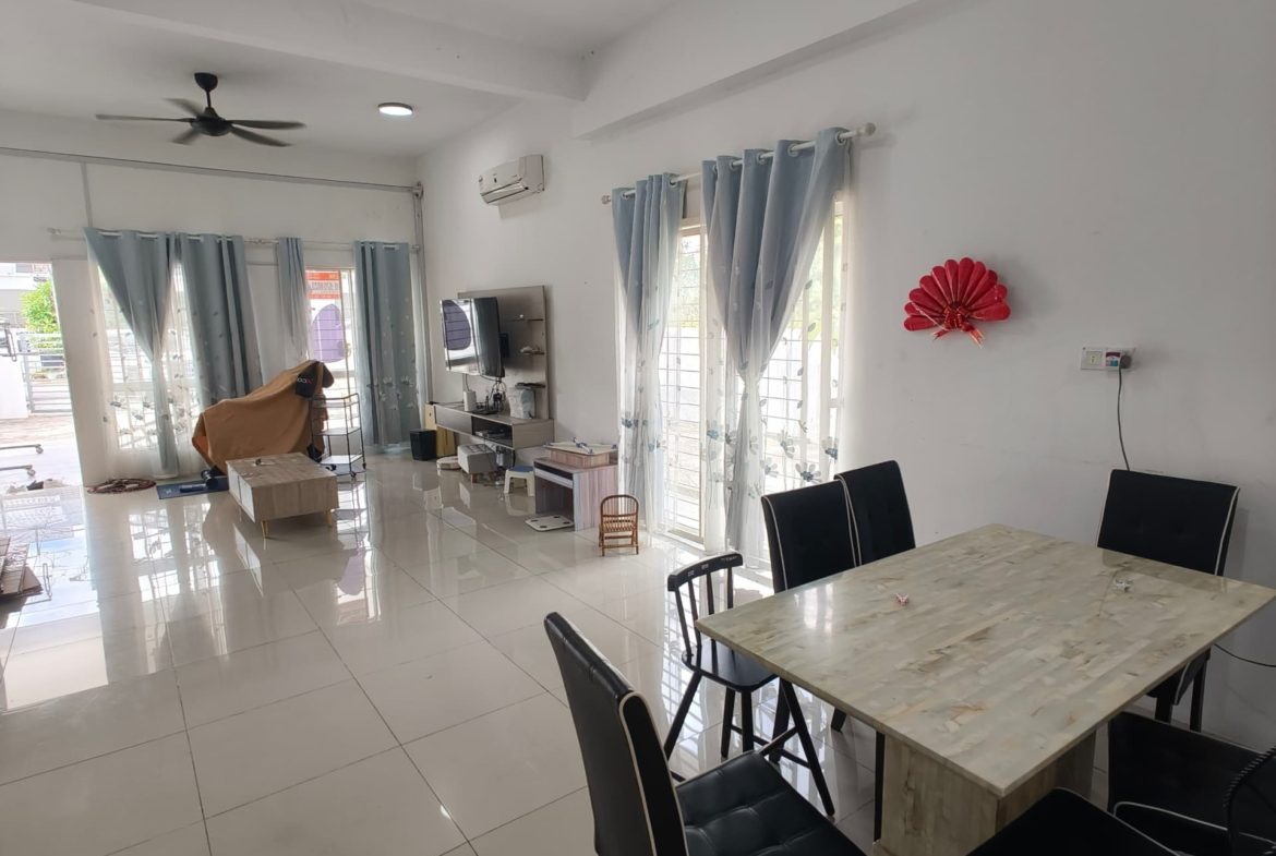Taman Bukit Damaisari, Menggatal Double Storey Terrace House for Sale
