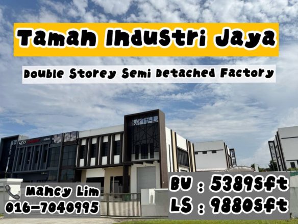 Taman Industri Jaya Double Storey Semi Detached Light Industrial Factory