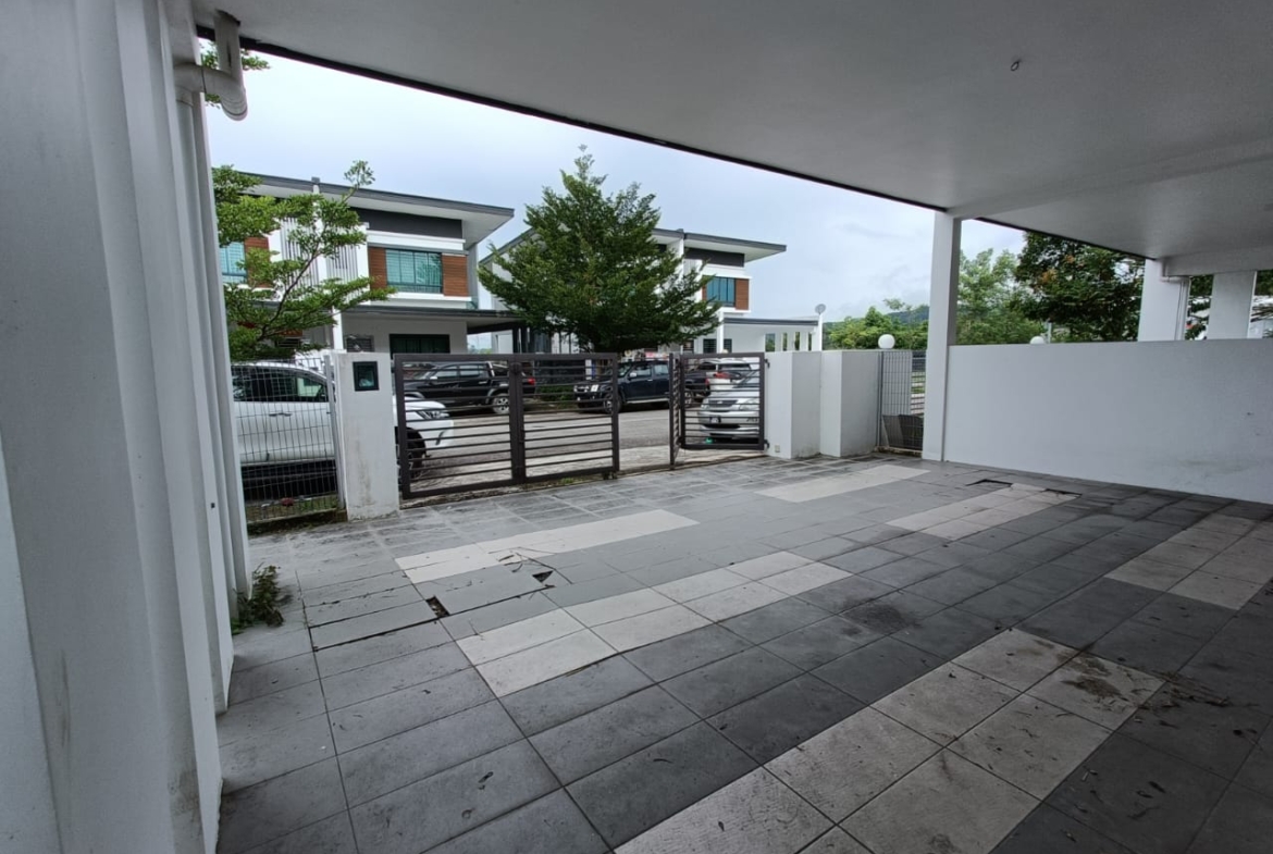 Semi-D Double Storey House Park Residence, Sugud Penampang for Sale