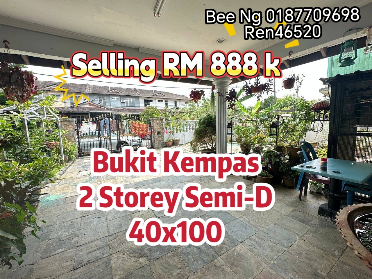 kempas888-0 Taman Bukit Kempas / Double Storey Semi-D 40×100 / Below Market Price