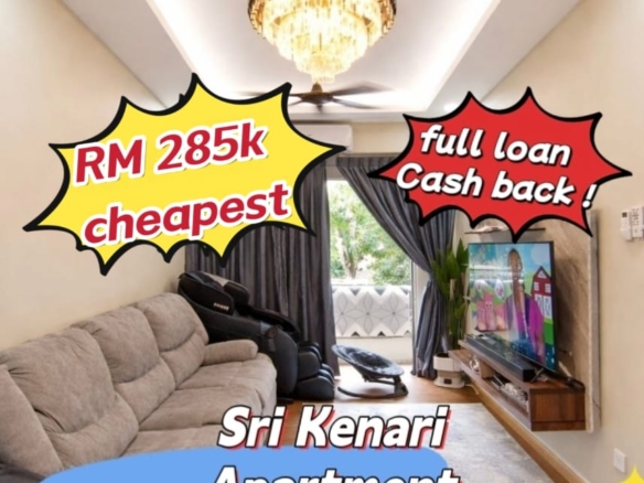 Sri Kenari Apartment @ Tampoi Indah / Cheapest In market / Fully Renovate