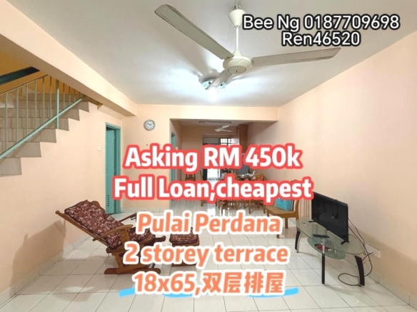 Taman Sri Pulai Perdana / Full Loan / Double Storey Terrace