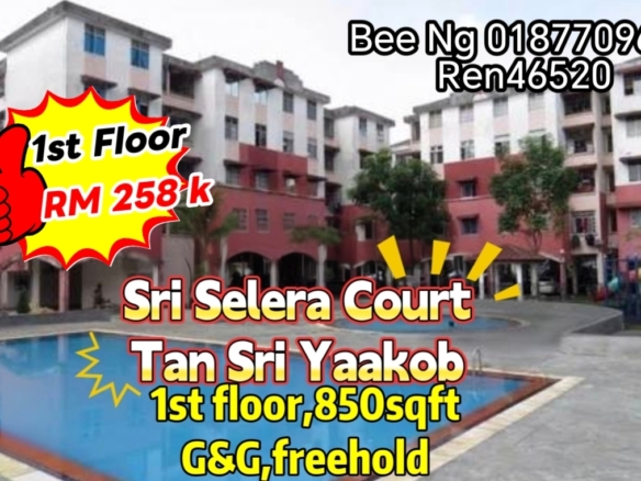 Sri Selera Court @ Taman Tan Sri Yaakob / Level 1 apartment