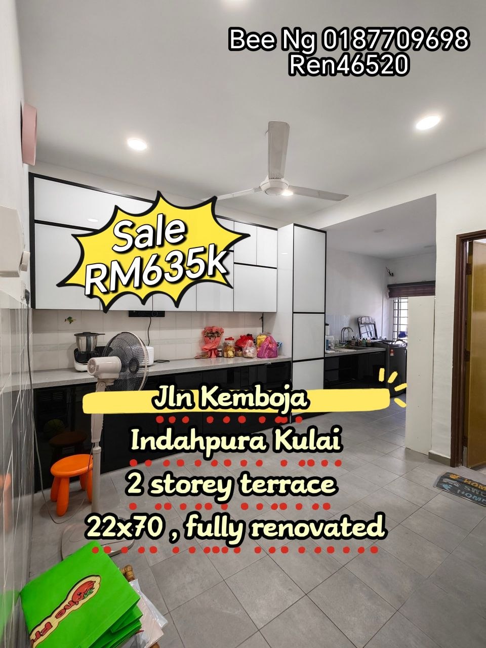 Taman Indahpura Kulai / Jalan Kemboja / Unblock View / 2 Storey Terrace