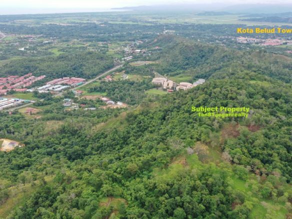 Kota Belud Lentigi (Overlooking Town & Sea) Vacant Hillside Land NT15acs (((For Sale)))